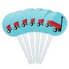 Set of 6 Cupcake Picks Toppers Decoration Places and Things - Little Red Wagon view 1
