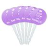 Set of 6 Cupcake Picks Toppers Decoration Om Aum Namaste Yoga - Namaste Lotus Flower - Keep Calm and view 1