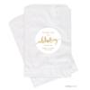 Andaz Press Personalized Dessert Table Party Favor Bags, Thank You for Celebrating With Us, Gold Glitter Print, 24-Pack, Custom For Wedding Baby Shower Graduation Candy Buffet Treat Bags view 1