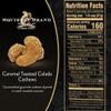 SQUIRREL BRAND Caramel Toasted Colada Cashews 3.5 oz Resealable Bag with sweet toasted coconut, natural flavors view 2