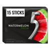 5 GUM Watermelon Prism Sugar Free Chewing Gum, 15 Stick Pack view 1
