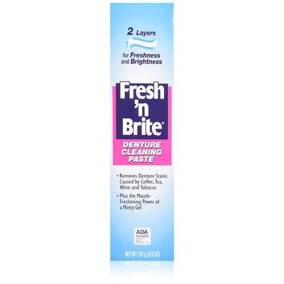 Fresh 'n Brite Denture Cleaning Paste, 3.8 Ounce