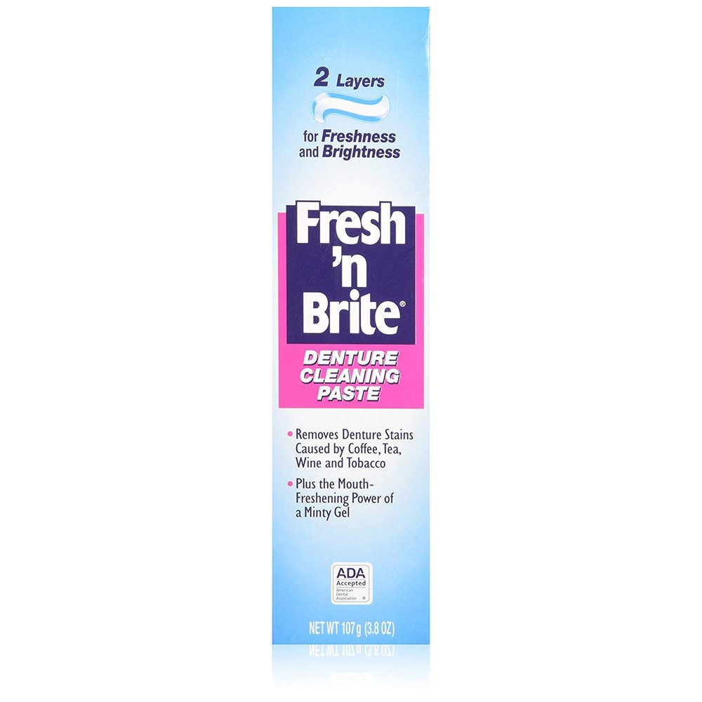 Fresh 'n Brite Denture Cleaning Paste, 3.8 Ounce