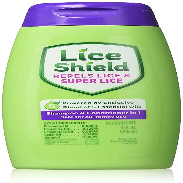 Lice Shield Shampoo and Conditioner 10 oz (Pack of 8)