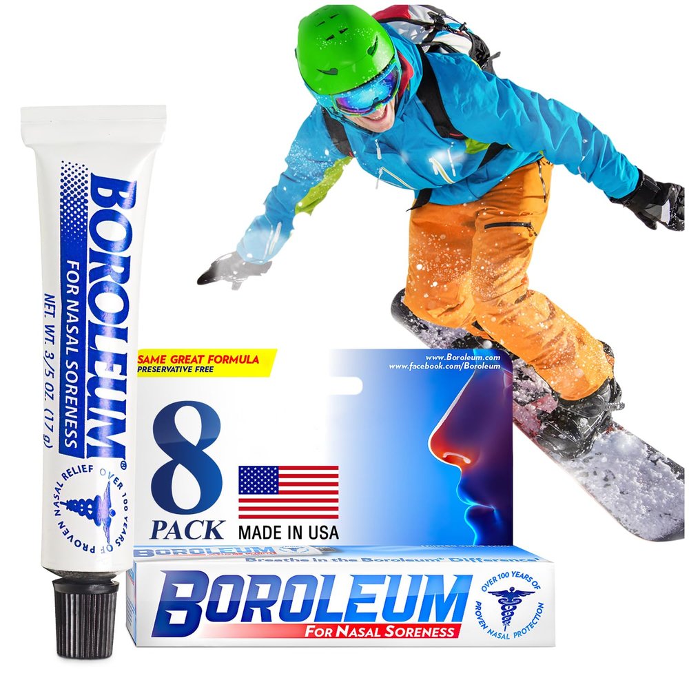 Boroleum for Nasal Soreness, 3/5 Ounce Each (Value Pack of 8)