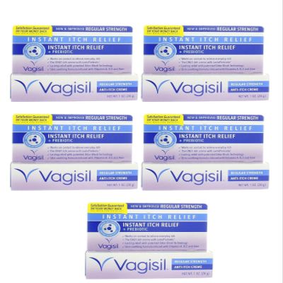 Vagisil Anti-Itch Creme Original Strength 1 oz (Pack of 5)
