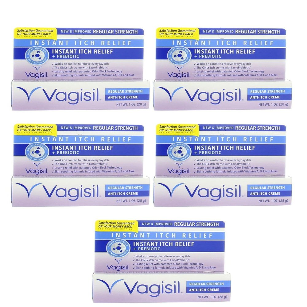 Vagisil Anti-Itch Creme Original Strength 1 oz (Pack of 5)
