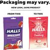 Halls Breezers Drops Cool Creamy Strawberry 25 Each (Pack of 8) view 2