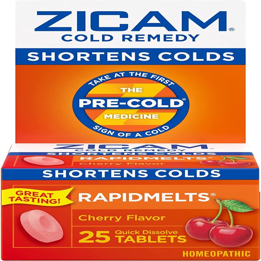 Zicam Cold Remedy RapidMelts, Cherry 25 ea (Pack of 5)