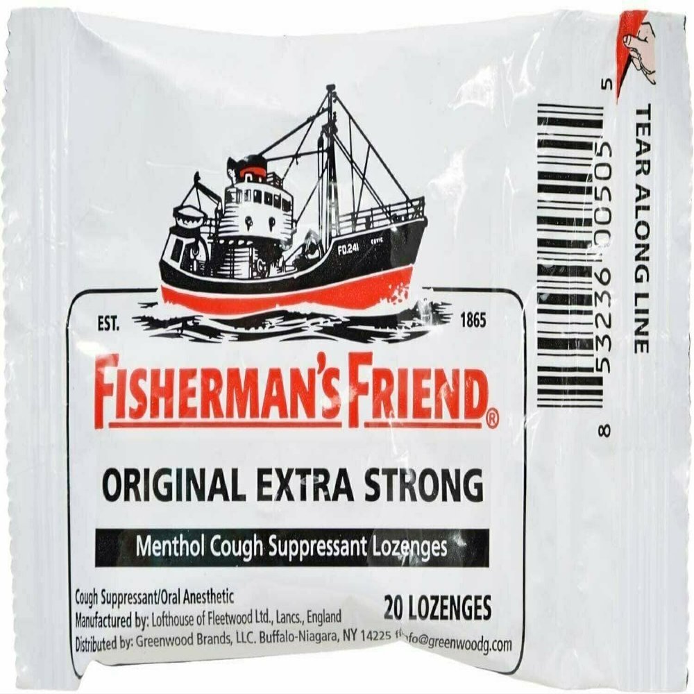 Fisherman's Friend Lozenges Original Extra Strong 20 Each (Pack of 5)