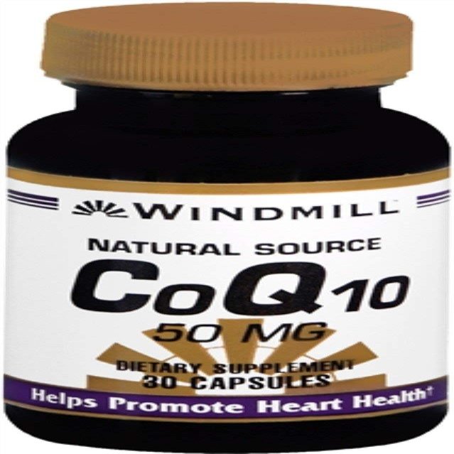 Windmill CoQ10 50 mg Capsules Natural Source 30 Capsules (Pack of 10)