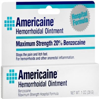 Americaine Hemorrhoidal Ointment 1 oz (Pack of 7)