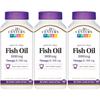 21st Century Omega-3 Fish Oil 1000 mg Softgels 90 Soft Gels (Pack of 3) view 2