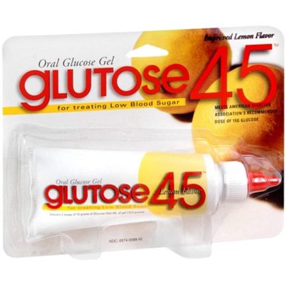 Glutose45 Oral Glucose Gel 45 g (Pack of 8)