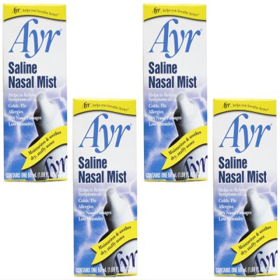 Ayr Saline Nasal Mist 50 mL (Pack of 4)