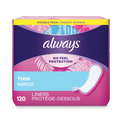 Always Thin, Unscented 120 ea (Pack of 9)