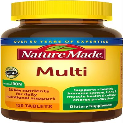 Nature Made Multi Complete Tablets 130 ea (Pack of 4)