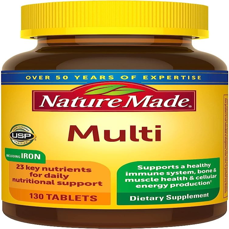 Nature Made Multi Complete Tablets 130 ea (Pack of 4)