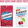 Luden's Sugar Free Wild Cherry Throat Drops, Sore Throat Relief, 25 Count (5 Pack) view 2