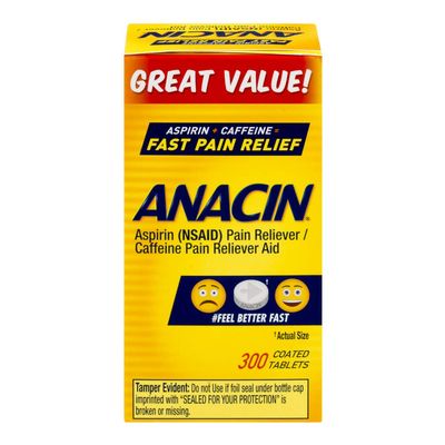 Anacin Tablets 300 Tablets (Pack of 12)