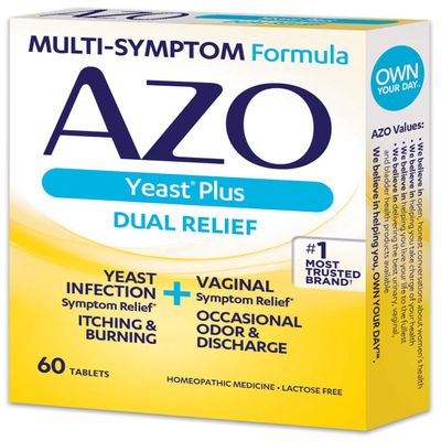 AZO YeastPlus Tablets 60 Count (Pack of 5)