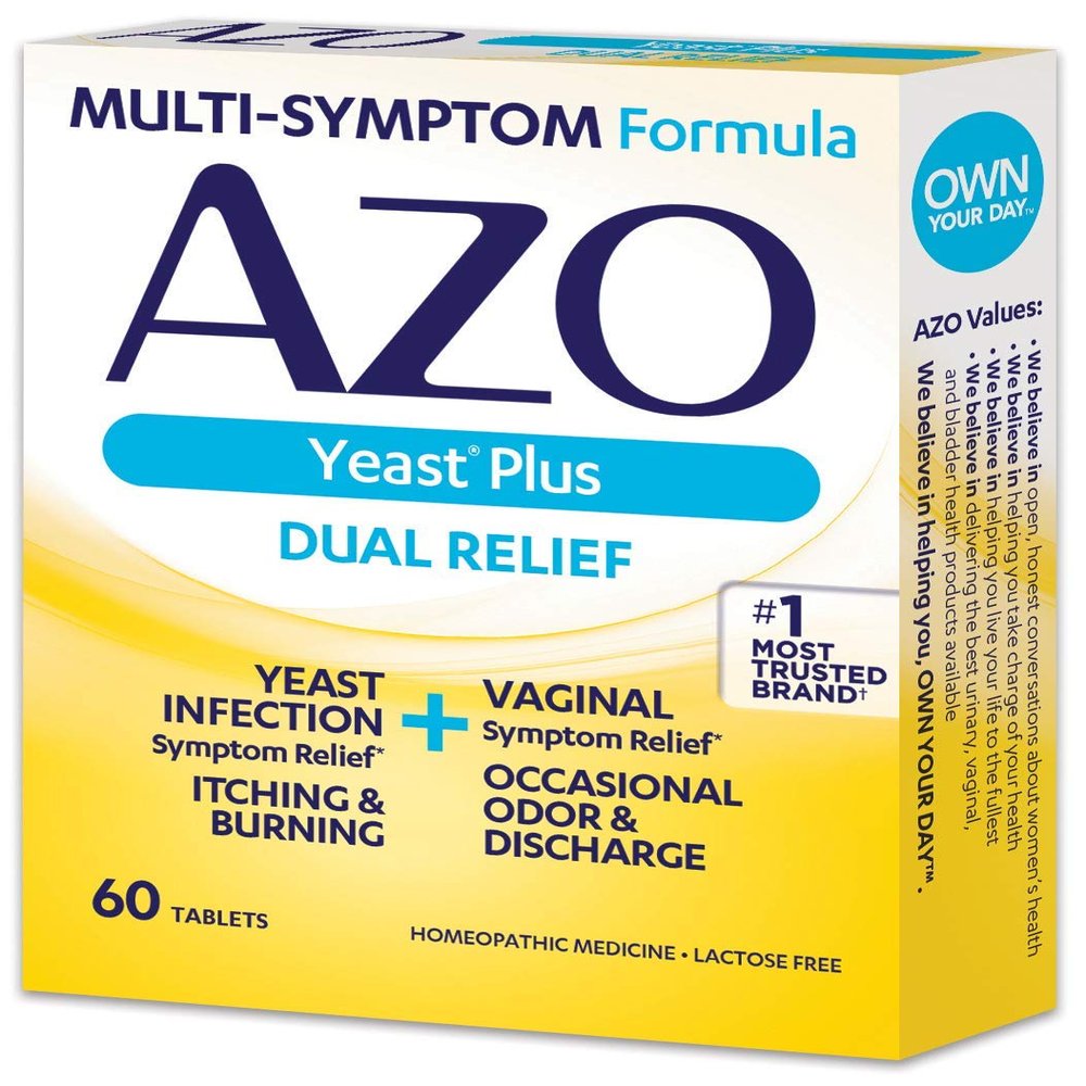 AZO YeastPlus Tablets 60 Count (Pack of 5)