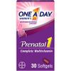 One-A-Day Prenatal 1 with DHA & Folic Acid Softgels, 30 ea (Pack of 4) view 1