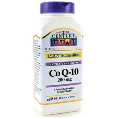 21st Century CoQ10 200 mg Capsules 120 ea (Pack of 11)