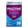 Phazyme Maximum Strength Gas and Bloating Relief | 250 mg Simethicone | 36 Fast GELS | Pack of 4 view 2