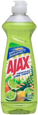 Ajax Liquid Dish Soap, Ultra Vinegar + Lime 14 oz (Pack of 6)