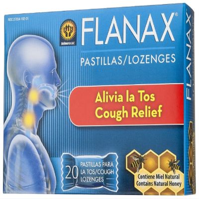 Flanax Cough Relief Throat Lozenges 20 ea (Pack of 12)