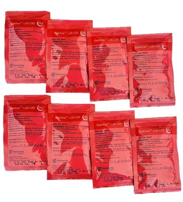 Fermentis - IM-239K-F7BJ-MP Safale US-05 Dry Yeast, 11.5 g (Pack of 8)