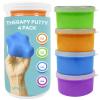 Vive Exercise Putty (4-Pack) - Therapeutic, Occupational and Therapy Tool - Thinking and Stress - Finger, Hand Grip Strength Exercises - Extra Soft, Soft, Medium, Firm Sensory Kit - Squeezable Ball view 1