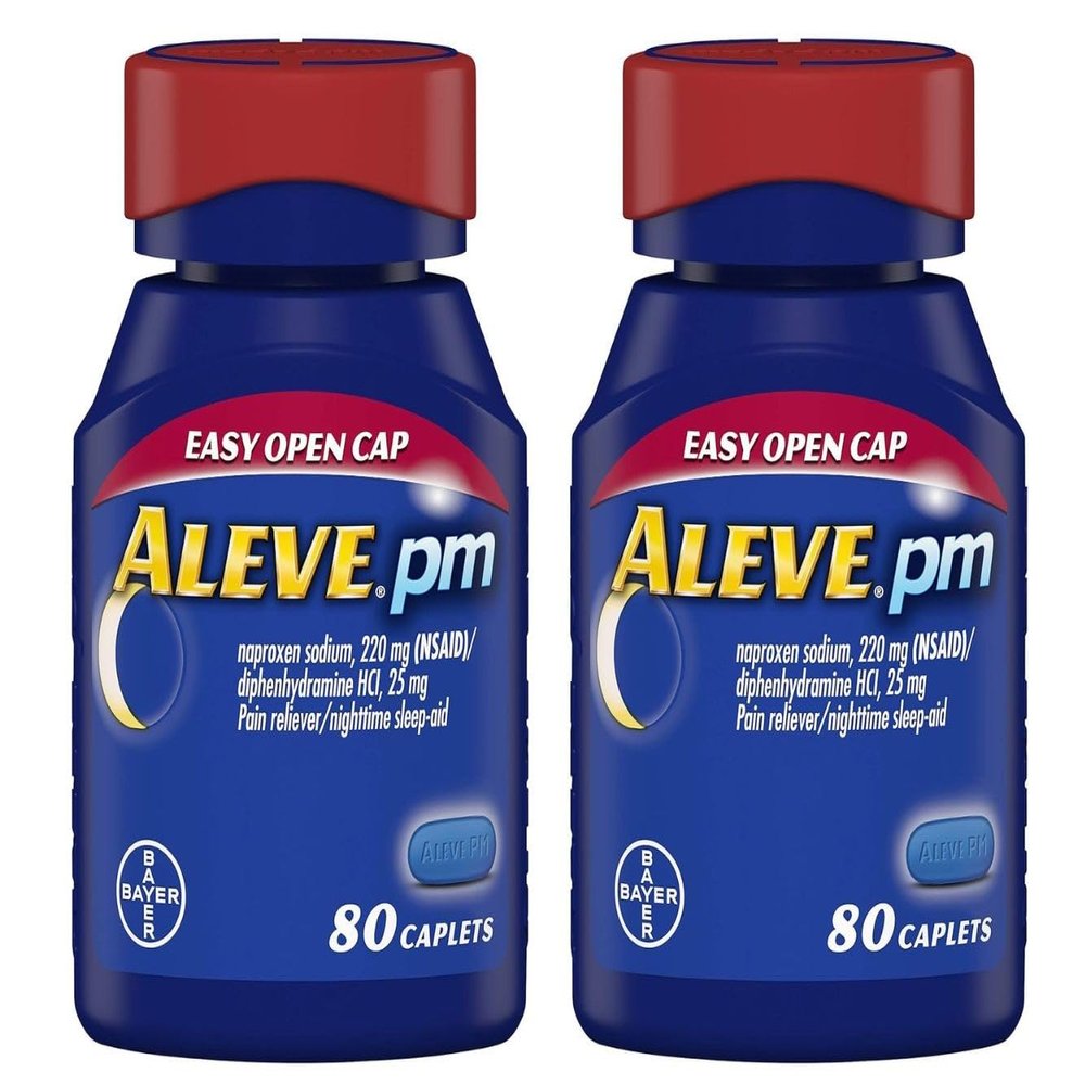 Aleve PM Easy Open Cap 80 ea(Pack of 2)