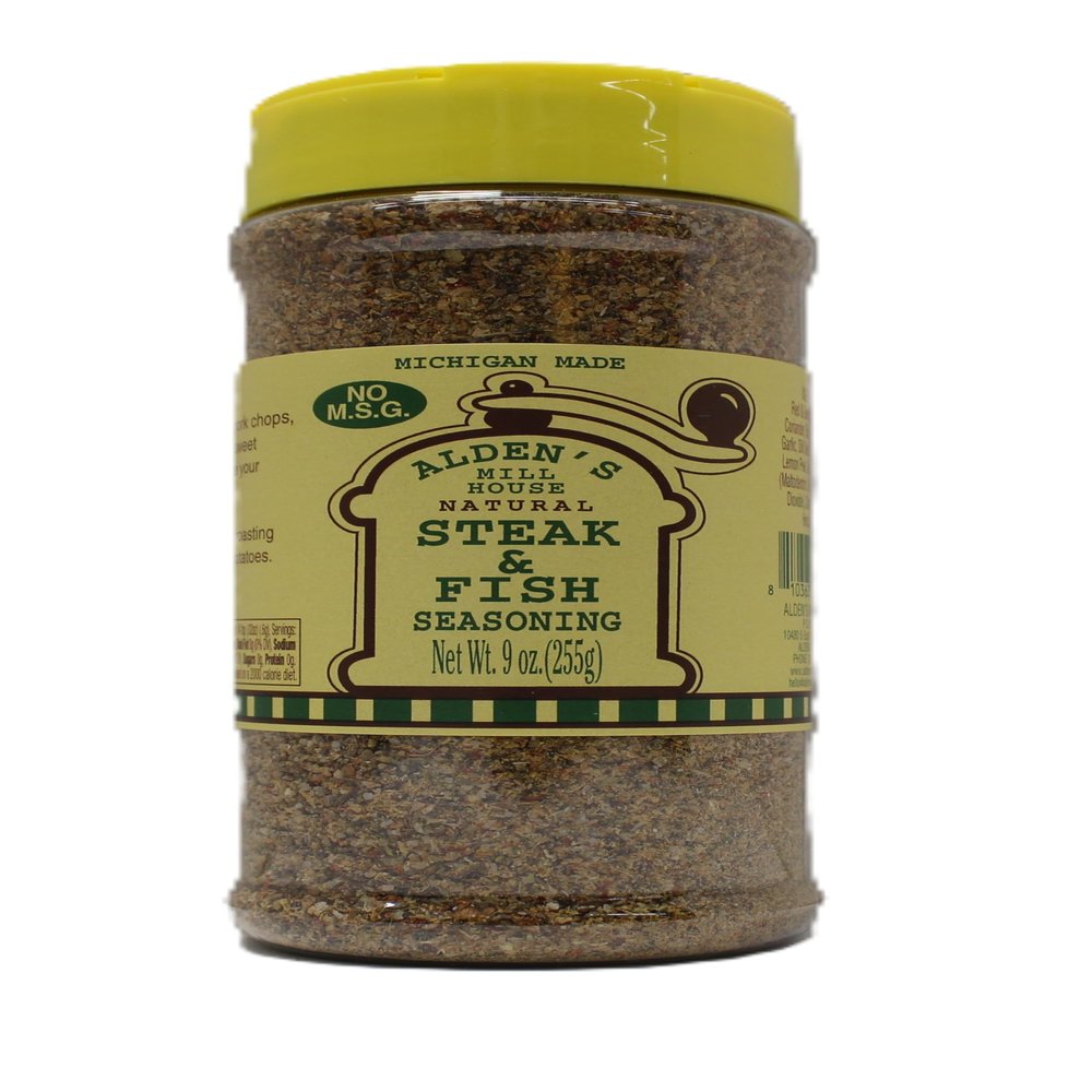 Steak & Fish Seasoning-9 oz-Large Bottle