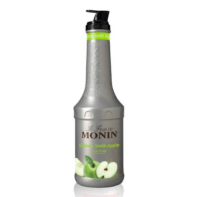 Monin - Granny Smith Apple Pure, Tart and Sweet, Great for Smoothies and Desserts, Gluten-Free, Non-GMO (1 Liter)