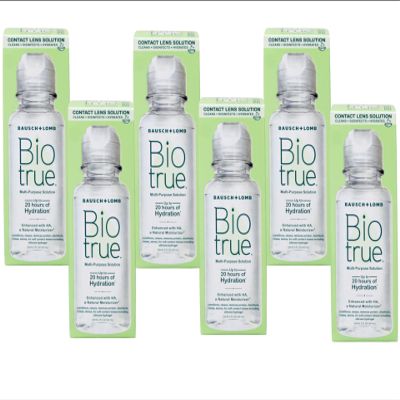 Bausch & Lomb Biotrue Multi-Purpose Travel Solution, 6 Count