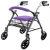 Top Glides Playful Purple Universal Rollator Walker Seat and Backrest Covers (Purple) view 2