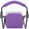 Top Glides Playful Purple Universal Rollator Walker Seat and Backrest Covers (Purple) view 4