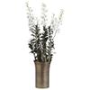 SilksAreForever 62" Hx20 W Dendrobium Orchid Silk Flower Arrangement -Cream view 1