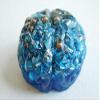 1 Transparent Blue Power Brain Crystal Orgone Generator Energy Accumulator 528Hz/7.83Hz/Advance Harmonics Many Beautiful Ingredients and Colors! (Transparent Blue) view 2