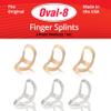 3-Point Products Oval-8 Finger Splint, Support and Protection for Arthritis, Trigger Finger or Thumb, and Other Finger Conditions, Size 4 (Pack of 3) view 1