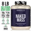 NAKED Vanilla Mass - All Natural Vanilla Weight Gainer Protein Powder - 8lb Bulk, GMO Free, Gluten Free & Soy Free, No Artificial Ingredients - 1,260 Calories - 11 Servings view 3