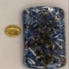 1 Light Blue Small Charging Plate Cell Phone/Bed Charging Crystal Orgone Generator Energy Accumulator 528Hz/7.83Hz/Advance Harmonics Many Beautiful Ingredients and Colors!! (Light Blue) view 4