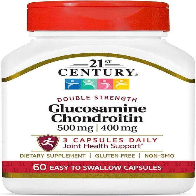 21st Century Glucosamine 500Mg & Chondroitin 400Mg Capsules 60 Ct (2 Pack)