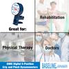 Baseline BIMS Digital 5-Position Hand Dynamometer for Grip Strength Testing and Evaluation Professional Hand Therapy, Physical Therapy, Athletic Training, Rehabilitation, Blue view 3