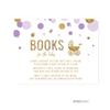 Andaz Press Lavender Gold Glitter Girl Baby Shower Party Collection, Games, Activities, Decorations, Books for Baby Request Cards, 20-pack view 1