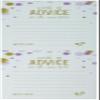 Andaz Press Lavender Gold Glitter Girl Baby Shower Party Collection, Games, Activities, Decorations, Advice for Mom & Dad Cards, 20-pack view 1