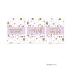 Andaz Press Lavender Gold Glitter Girl Baby Shower Party Collection, Chocolate Minis Labels, Fits Chocolate Miniatures Party Favors, 36-Pack view 2