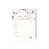 Andaz Press Lavender Purple Gold Glitter Girl Baby Shower Party Collection, Games, Activities, Decorations, Blank Invitations with Envelopes, 20-pack view 1